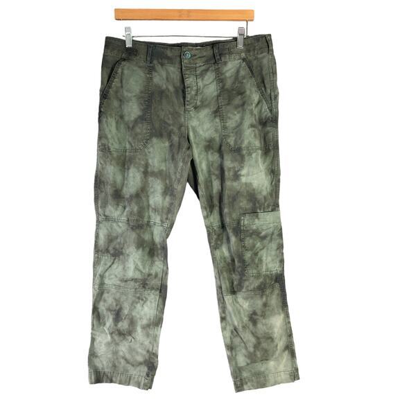 Womens Cargo Pants Size 31‎ Green Comfortable Versatile Casual Spring - Picture 1 of 12